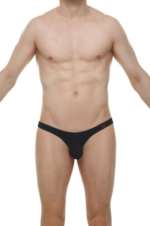 Bikini Dome Skine Noir - PetitQ Underwear - Lingerie masculine sexy et sous-vêtements pour homme originaux