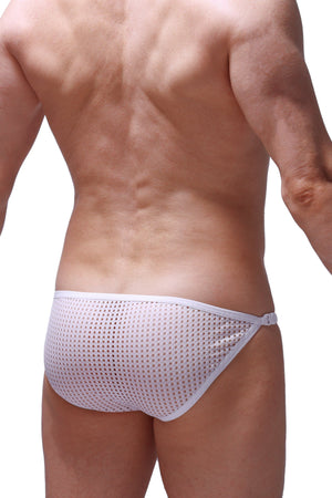 Bikini Fors Durtol Blanc - PetitQ Underwear - Lingerie masculine sexy et sous-vêtements pour homme originaux