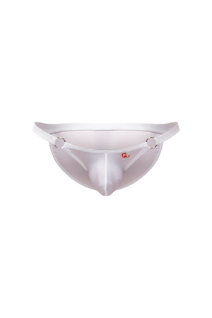 Bikini Ladon Plum Blanc - PetitQ Underwear - Lingerie masculine sexy et sous-vêtements pour homme originaux
