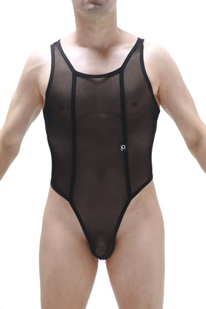 Bodystring Chapois Noir - PetitQ Underwear - Lingerie masculine sexy et sous-vêtements pour homme originaux