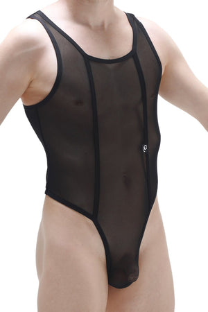 Bodystring Chapois Noir - PetitQ Underwear - Lingerie masculine sexy et sous-vêtements pour homme originaux