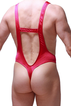 Body String Gonzac Joe Framboise - PetitQ Underwear - Lingerie masculine sexy et sous-vêtements pour homme originaux