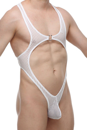 Bodystring Journy Durtol Blanc - PetitQ Underwear - Lingerie masculine sexy et sous-vêtements pour homme originaux