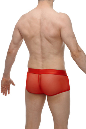 Boxer Ablon Rouge - PetitQ Underwear - Lingerie masculine sexy et sous-vêtements pour homme originaux