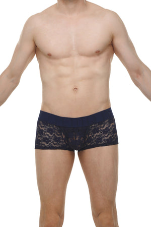 Boxer Algun Dentelle Navy - PetitQ Underwear - Lingerie masculine sexy et sous-vêtements pour homme originaux