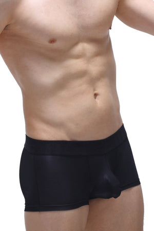 Shorty Dome Voile Noir - PetitQ Underwear - Lingerie masculine sexy et sous-vêtements pour homme originaux