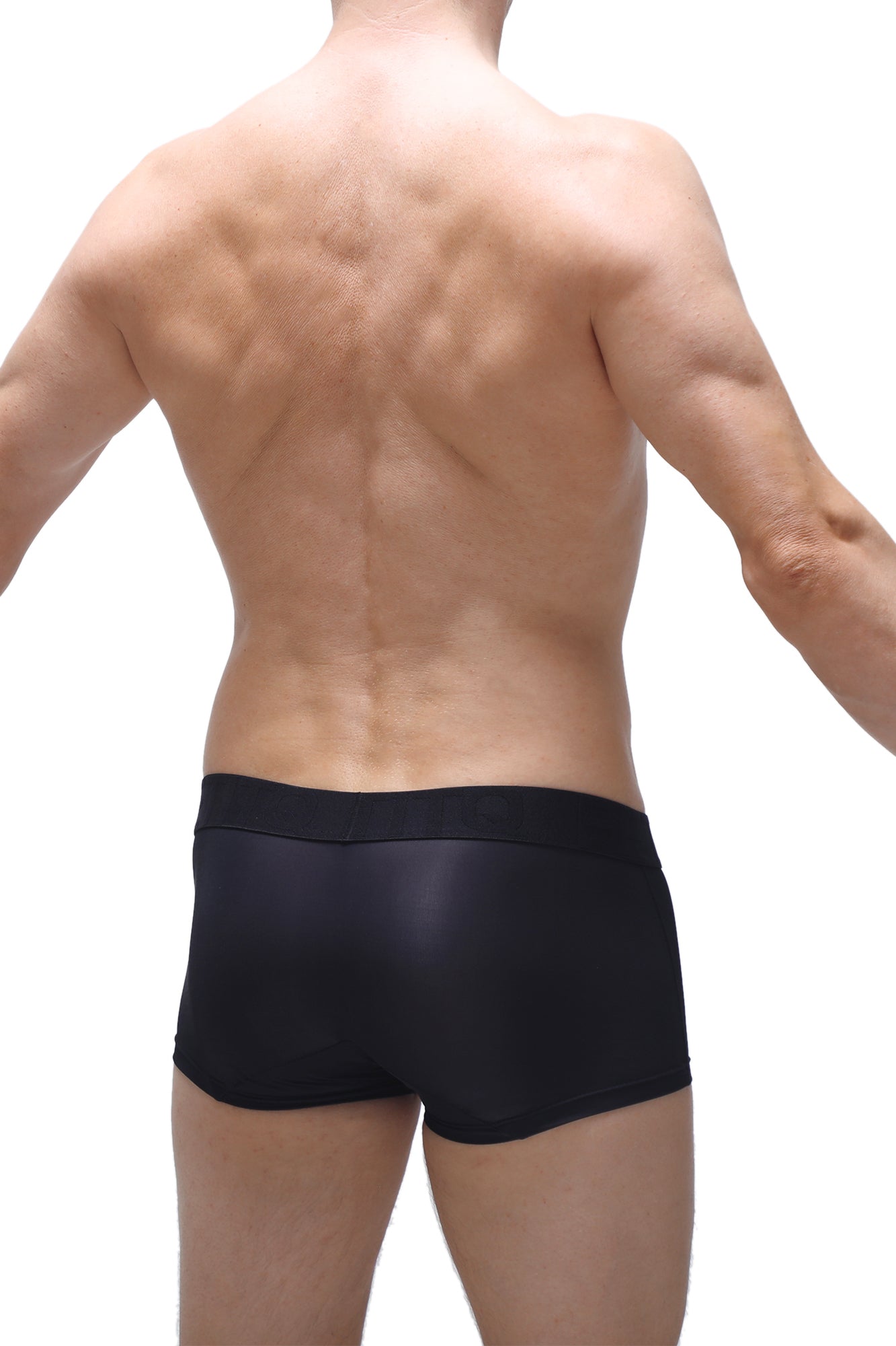 Shorty Dome Voile Noir - PetitQ Underwear - Lingerie masculine sexy et sous-vêtements pour homme originaux