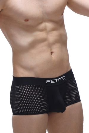 Boxer Noth Durtol Noir - PetitQ Underwear - Lingerie masculine sexy et sous-vêtements pour homme originaux