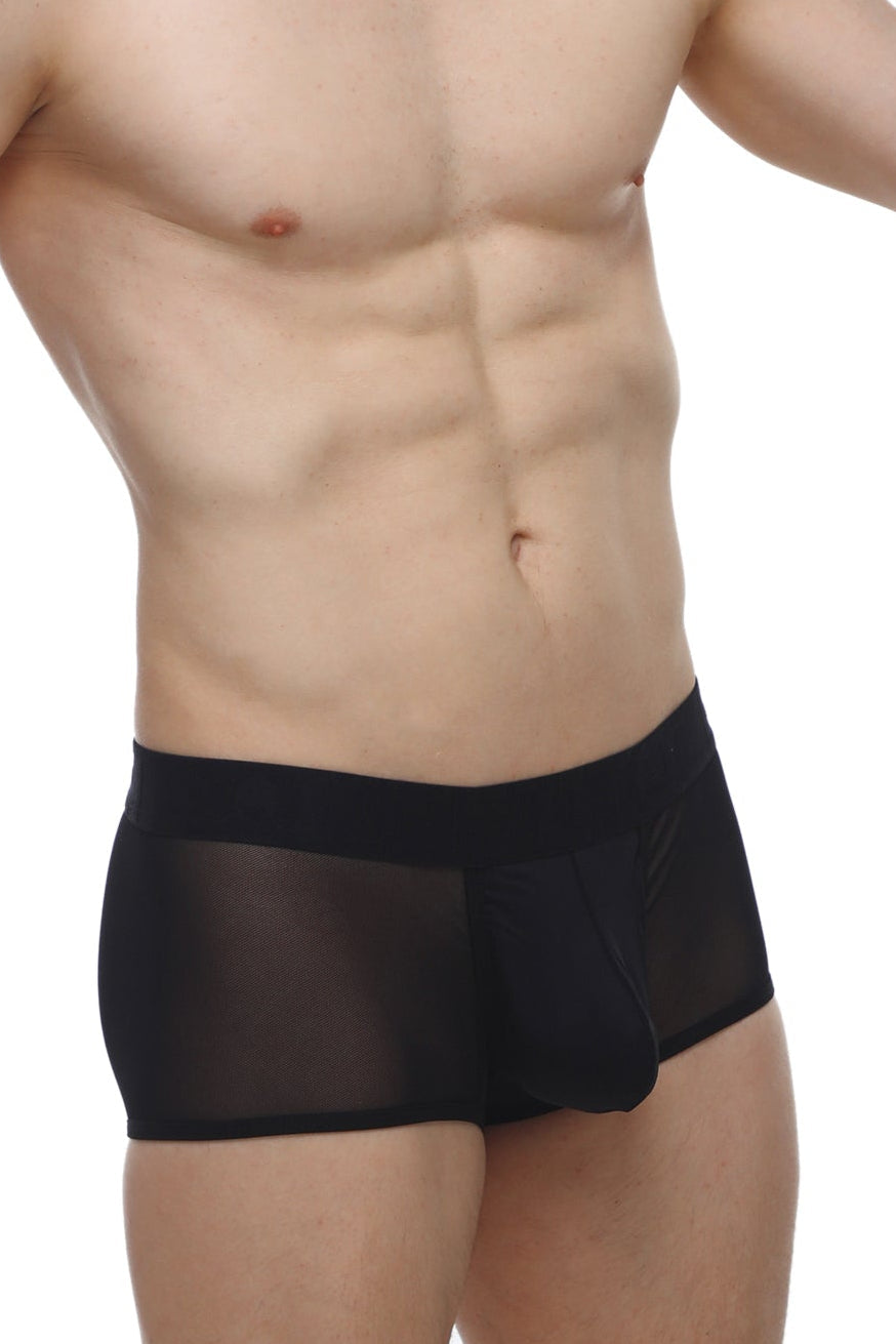 Boxer Oncieux Noir - PetitQ Underwear - Lingerie masculine sexy et sous-vêtements pour homme originaux
