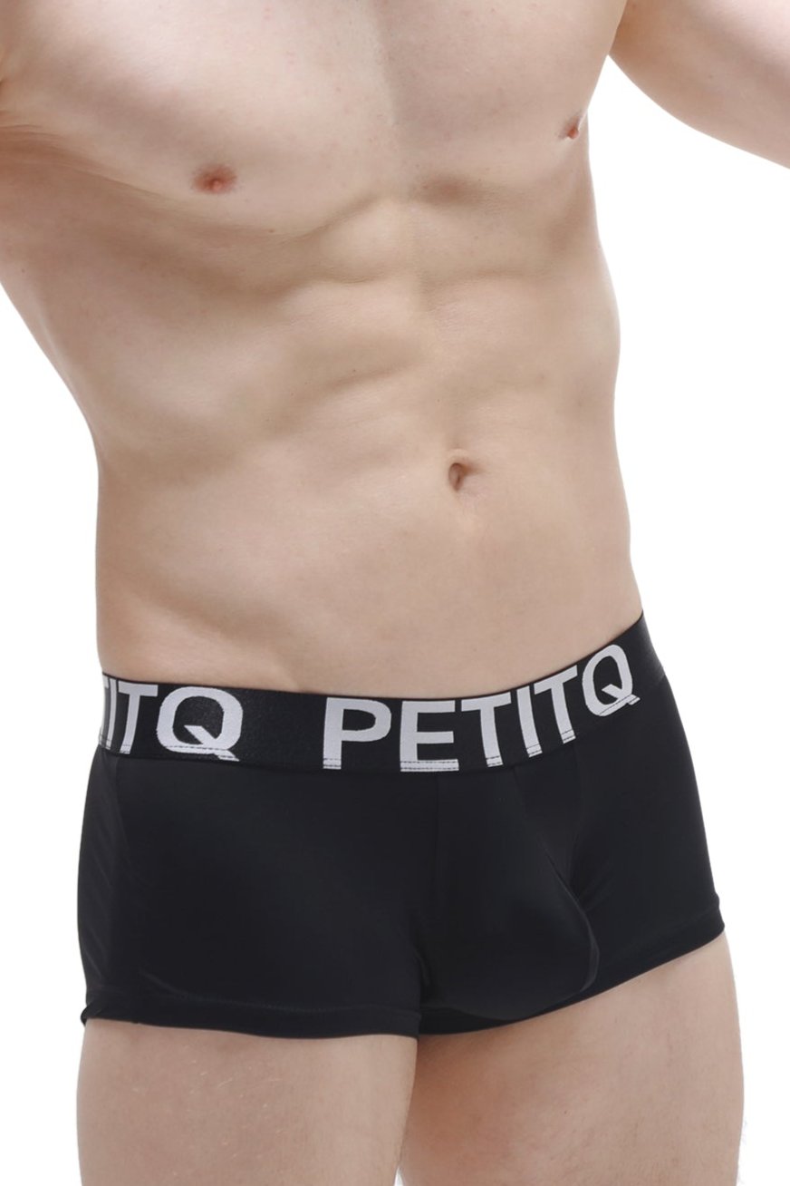 Shorty Reotier Plum Noir - PetitQ Underwear - Lingerie masculine sexy et sous-vêtements pour homme originaux