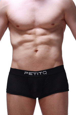 Boxer Reotier Bee Noir - PetitQ Underwear - Lingerie masculine sexy et sous-vêtements pour homme originaux