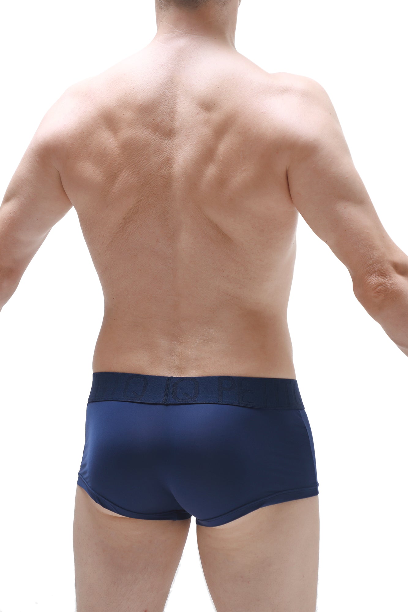 Shorty Reotier Plum Navy - PetitQ Underwear - Lingerie masculine sexy et sous-vêtements pour homme originaux