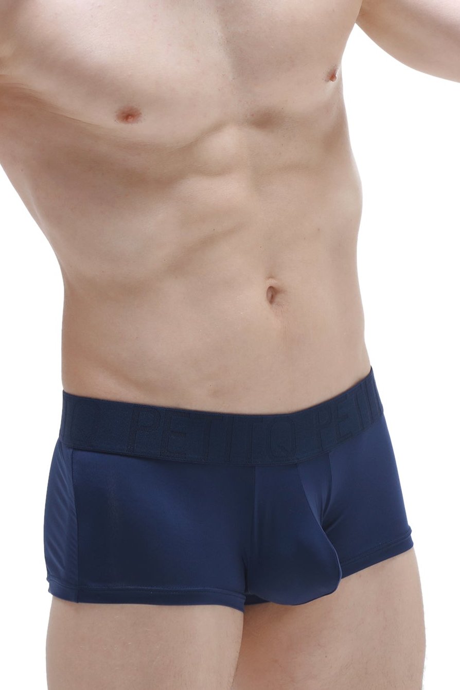 Shorty Reotier Plum Navy - PetitQ Underwear - Lingerie masculine sexy et sous-vêtements pour homme originaux