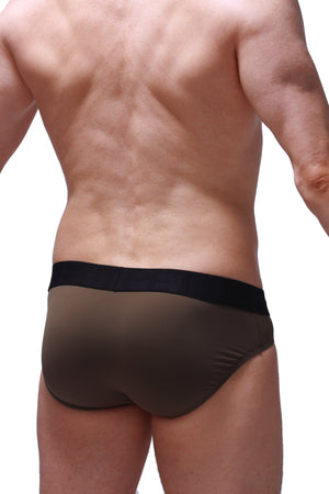Slip Bozas Olive - PetitQ Underwear - Lingerie masculine sexy et sous-vêtements pour homme originaux
