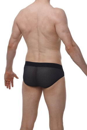 Slip Dome Macra Noir - PetitQ Underwear - Lingerie masculine sexy et sous-vêtements pour homme originaux