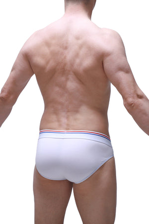 Slip Hang Modal Blanc - PetitQ Underwear - Lingerie masculine sexy et sous-vêtements pour homme originaux