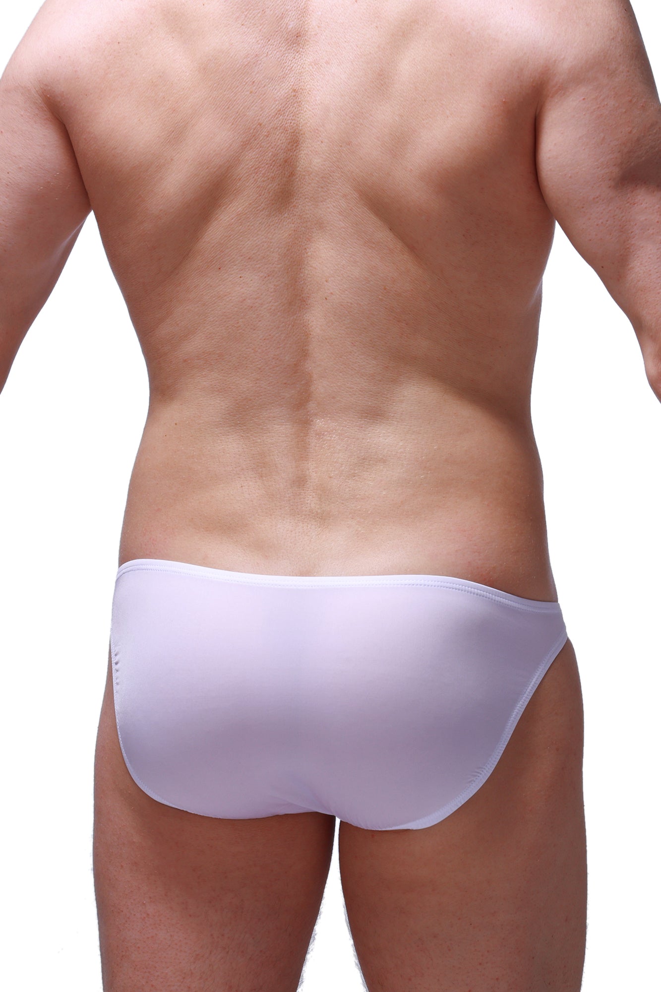 Slip Menil Plum Blanc - PetitQ Underwear - Lingerie masculine sexy et sous-vêtements pour homme originaux