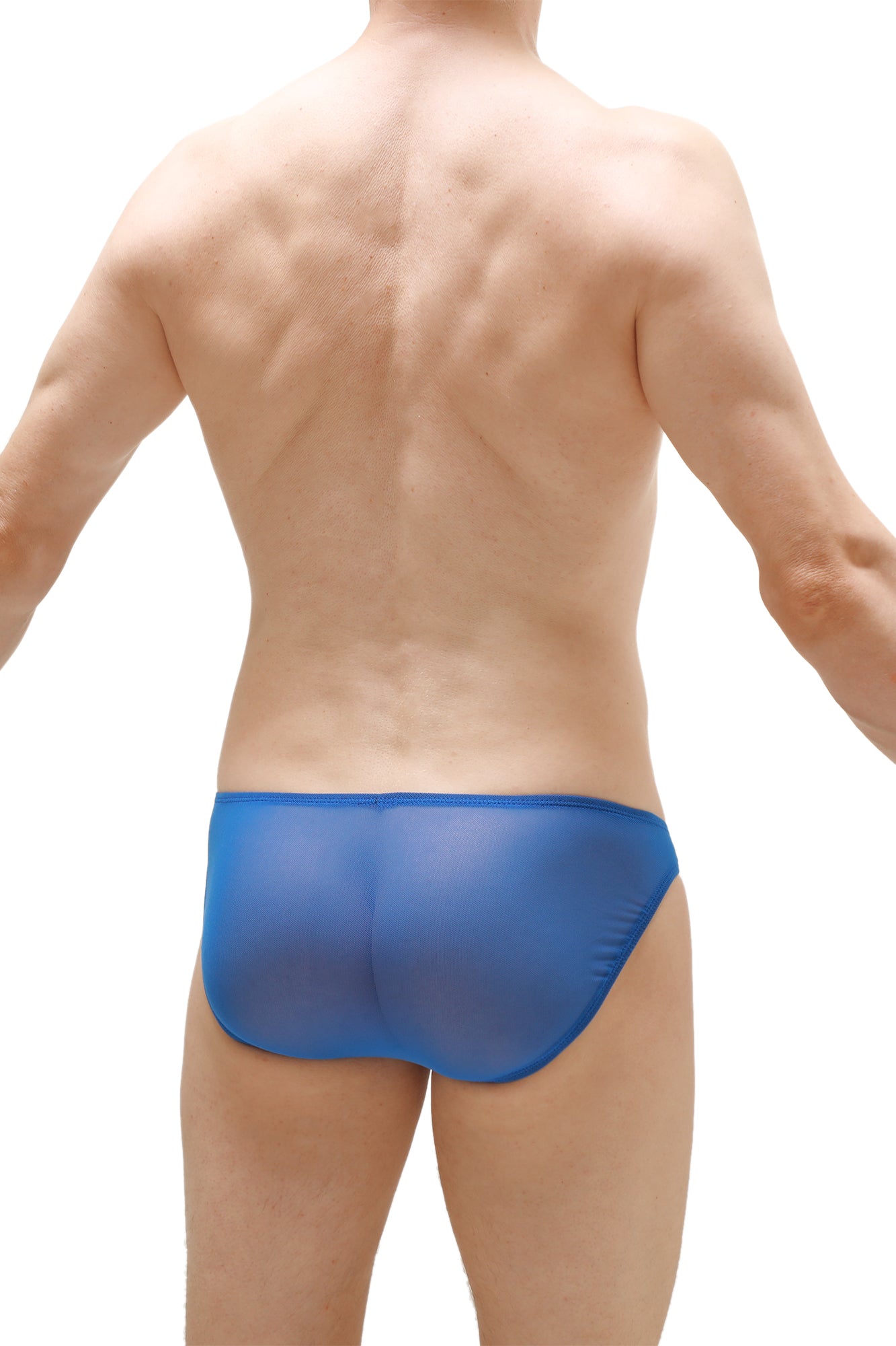 Slip Menil Net Cobalt - PetitQ Underwear - Lingerie masculine sexy et sous-vêtements pour homme originaux