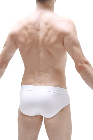Slip Dome Modal Blanc - PetitQ Underwear - Lingerie masculine sexy et sous-vêtements pour homme originaux