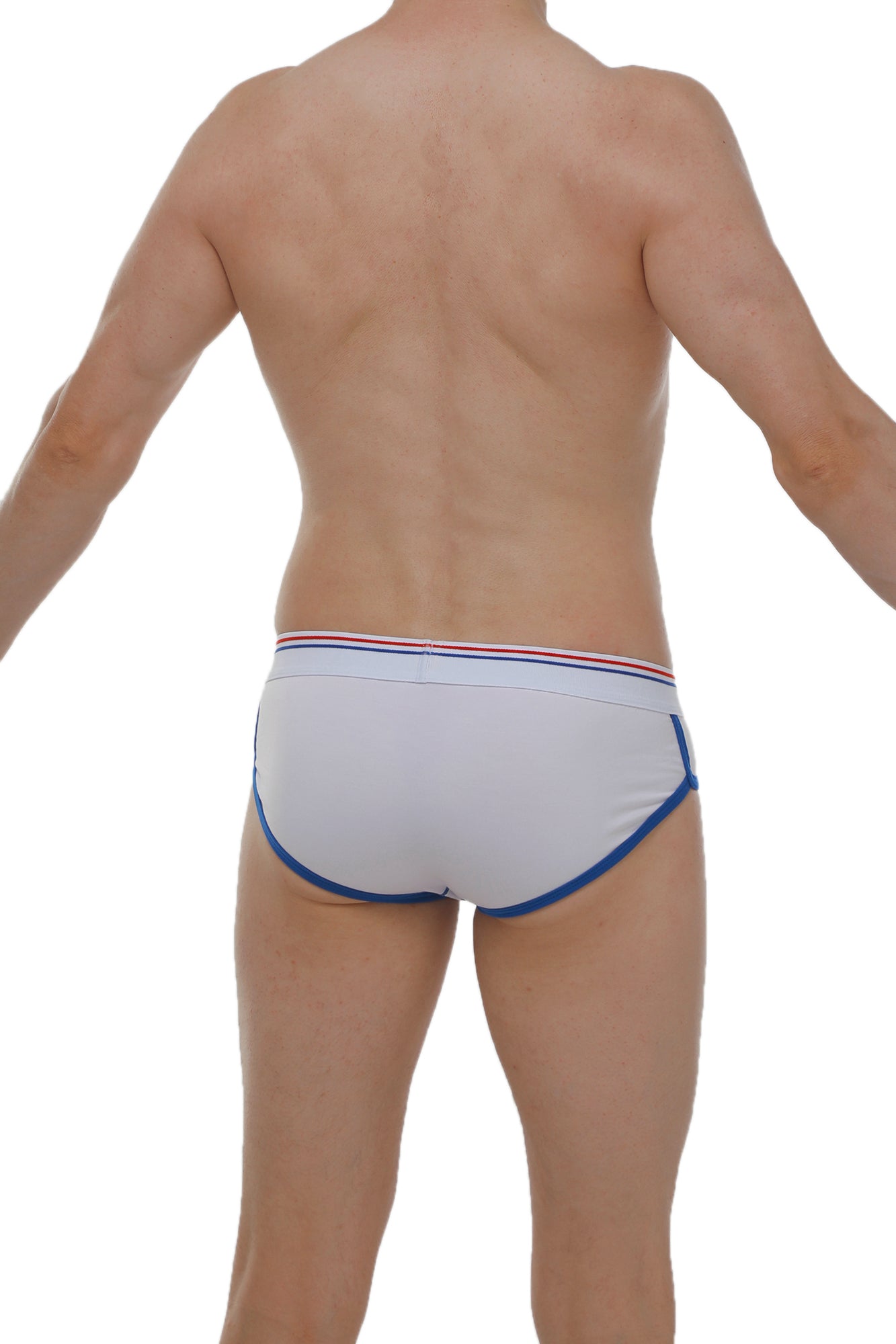 Slip Retro Modal Blanc - PetitQ Underwear - Lingerie masculine sexy et sous-vêtements pour homme originaux