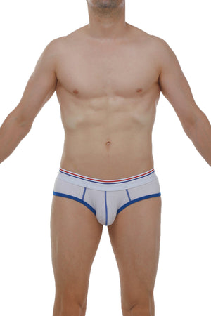 Slip Retro Modal Blanc - PetitQ Underwear - Lingerie masculine sexy et sous-vêtements pour homme originaux