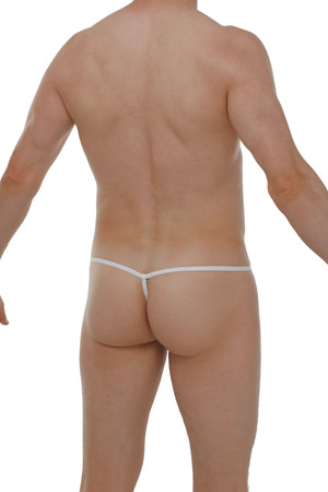 Micro G-String Dentelle Blanc - PetitQ Underwear - Lingerie masculine sexy et sous-vêtements pour homme originaux