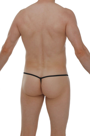 Micro G-String Dentelle Noir - PetitQ Underwear - Lingerie masculine sexy et sous-vêtements pour homme originaux