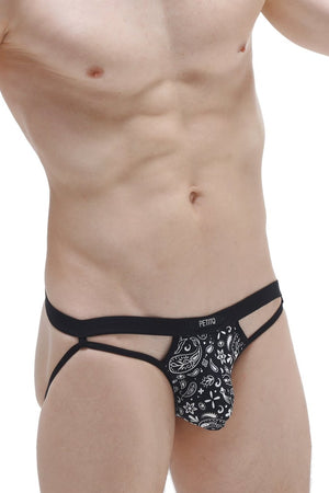 Jockstrap Augris Bandana - PetitQ Underwear - Lingerie masculine sexy et sous-vêtements pour homme originaux