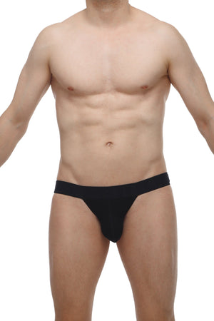 Jockstrap Blyes Modal Noir - PetitQ Underwear - Lingerie masculine sexy et sous-vêtements pour homme originaux