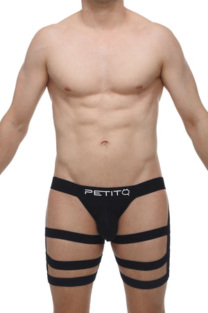Jockstrap Bondage Noir - PetitQ Underwear - Lingerie masculine sexy et sous-vêtements pour homme originaux