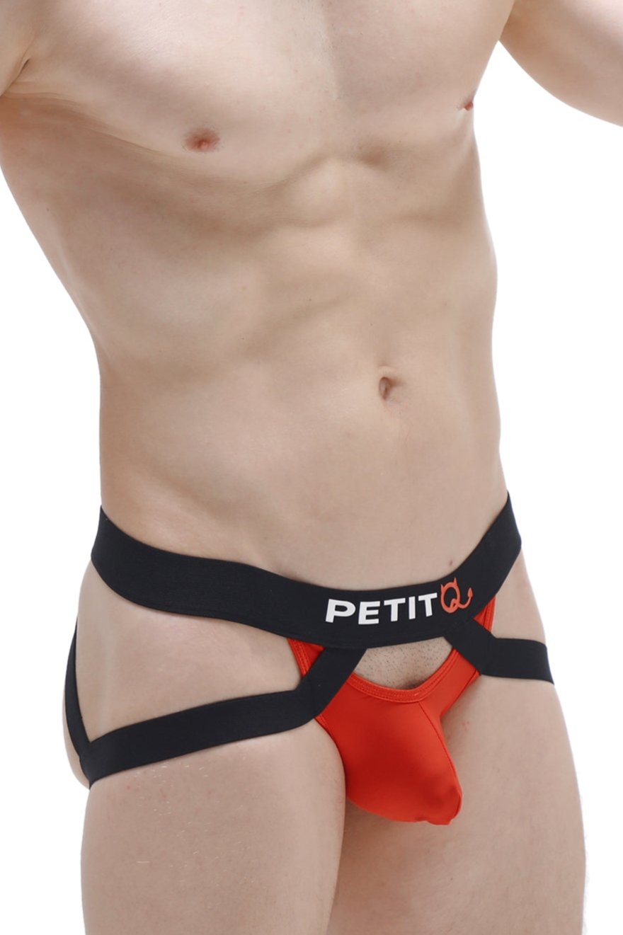 Jockstring Brest Rouge - PetitQ Underwear - Lingerie masculine sexy et sous-vêtements pour homme originaux