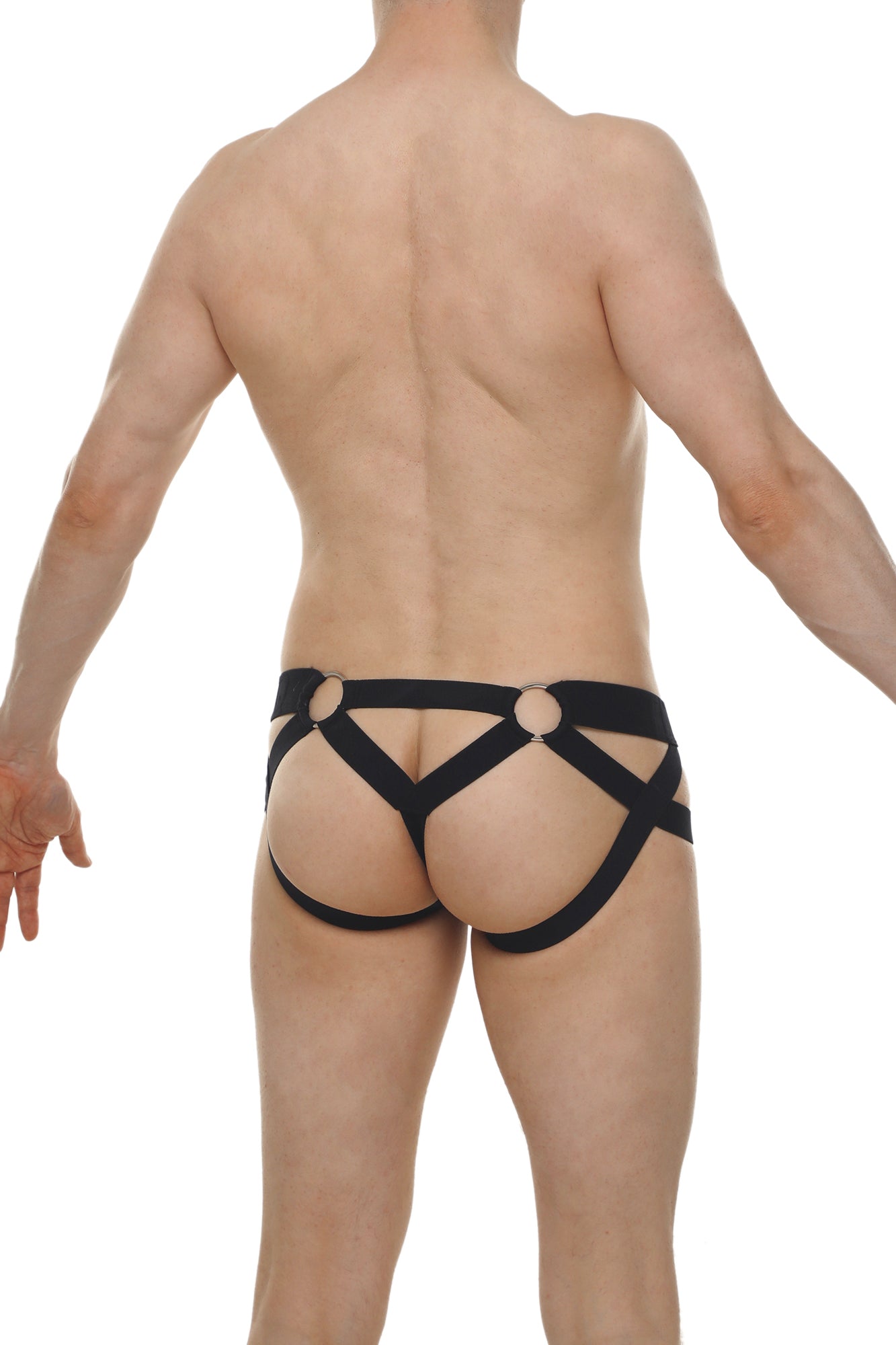 Jockstring Bost Dentelle Noir - PetitQ Underwear - Lingerie masculine sexy et sous-vêtements pour homme originaux