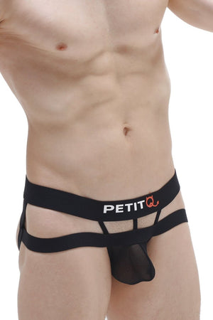 Jockstring Rider Bost Net Noir - PetitQ Underwear - Lingerie masculine sexy et sous-vêtements pour homme originaux