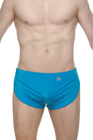 Running Short Jos Turquoise - PetitQ Underwear - Lingerie masculine sexy et sous-vêtements pour homme originaux