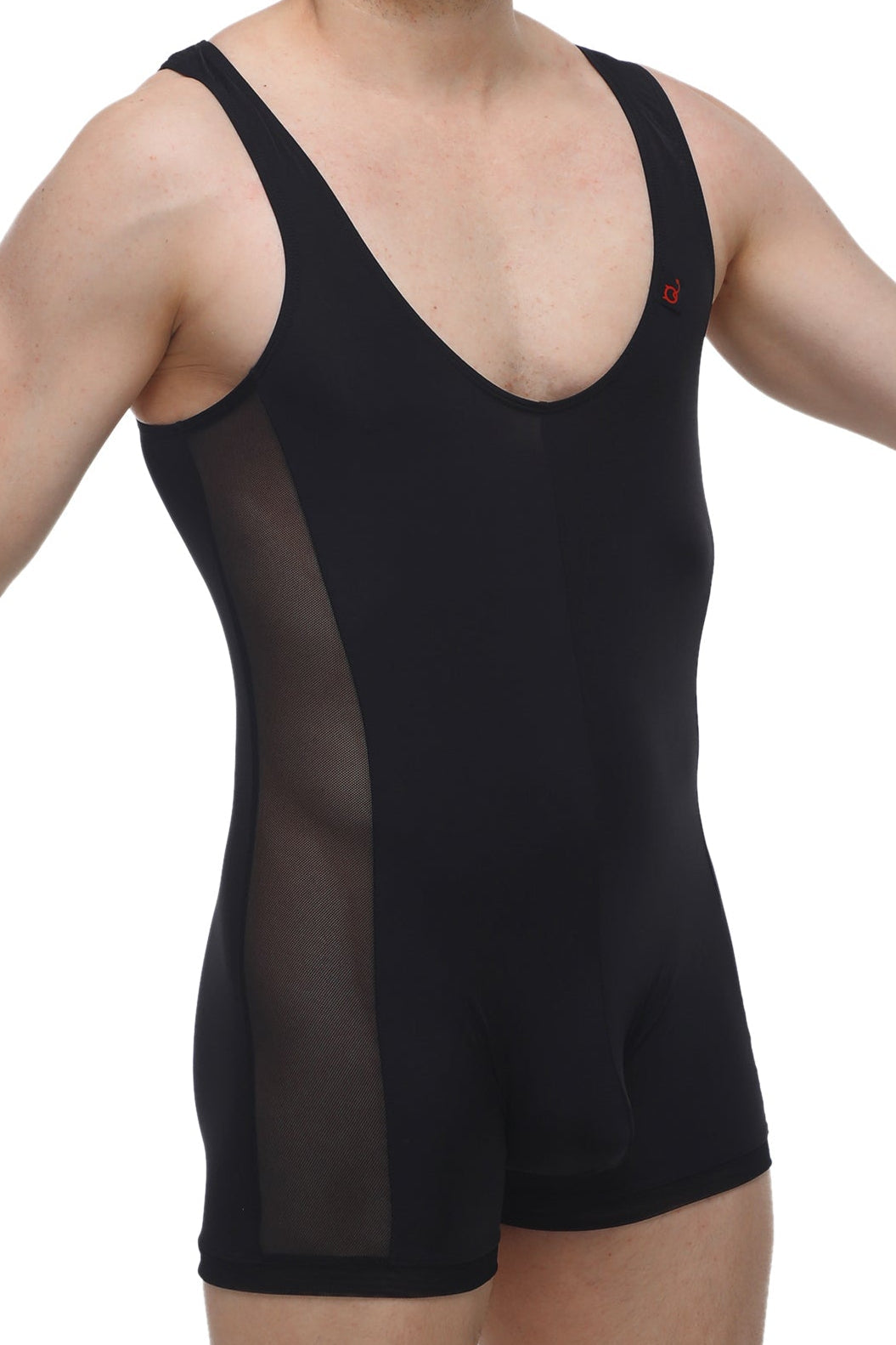 Singlet Atchy Noir - PetitQ Underwear - Lingerie masculine sexy et sous-vêtements pour homme originaux