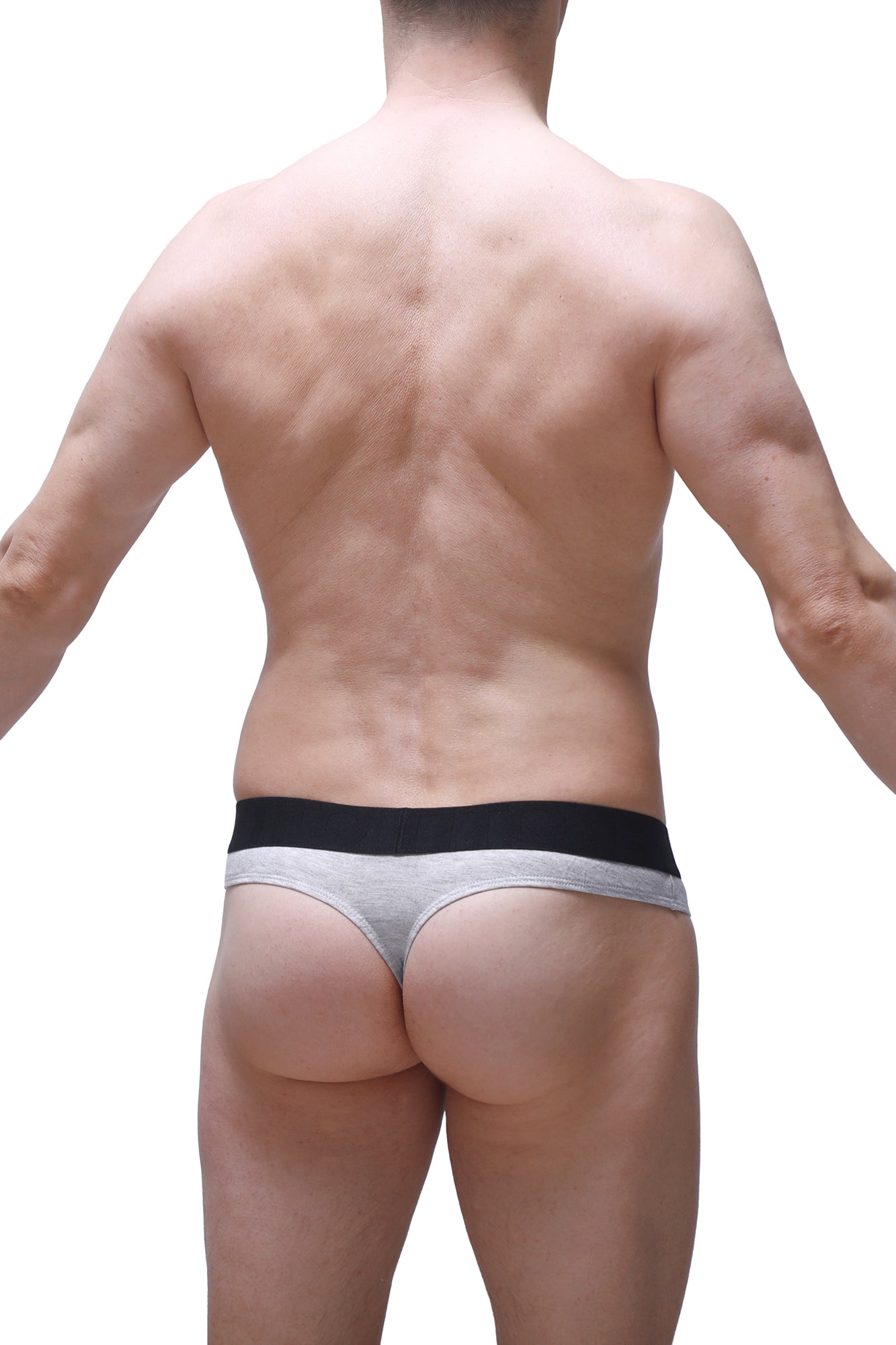 String Dome Modal Grey - PetitQ Underwear - Lingerie masculine sexy et sous-vêtements pour homme originaux