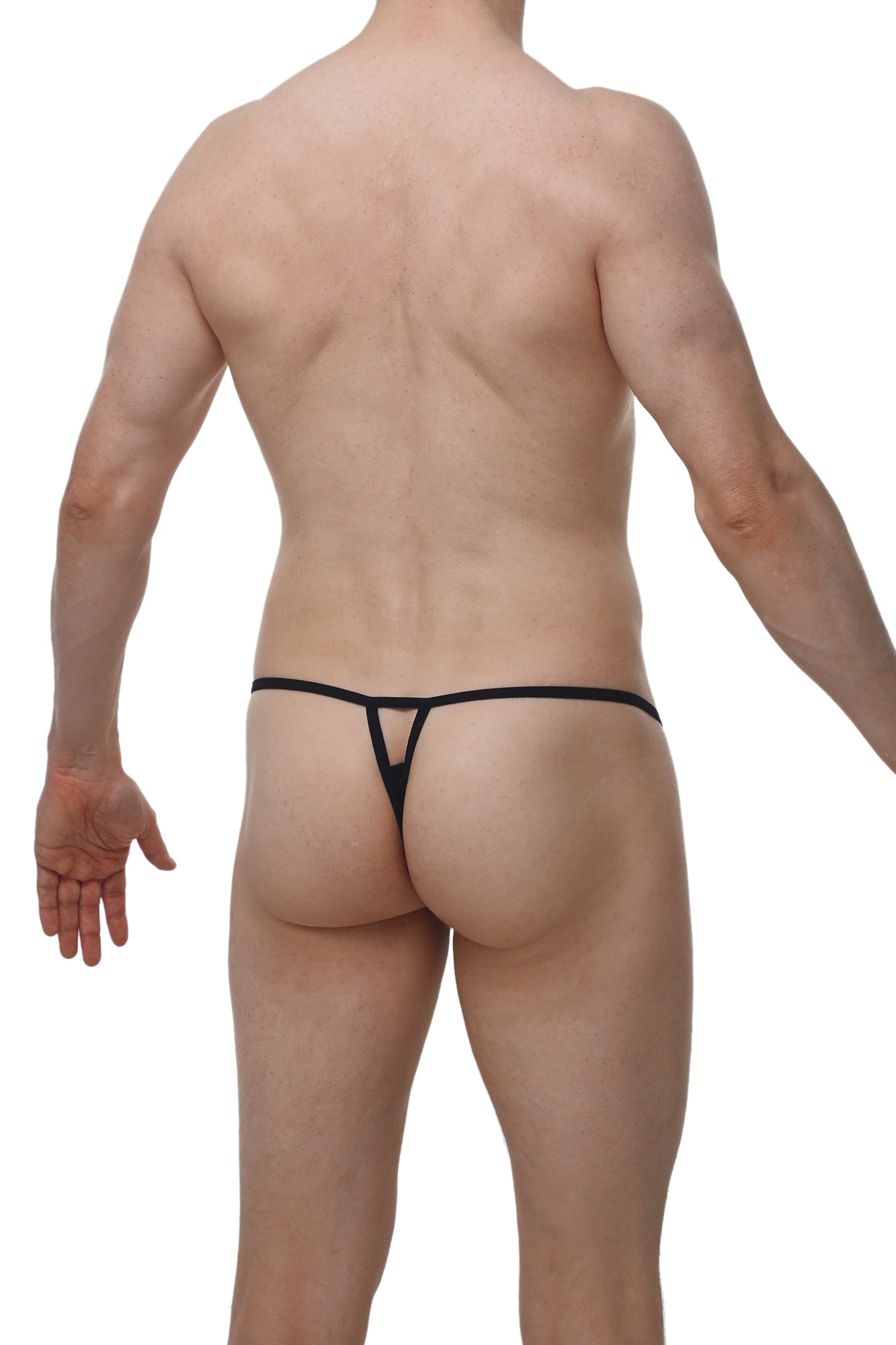 String Migny Macra Noir - PetitQ Underwear - Lingerie masculine sexy et sous-vêtements pour homme originaux