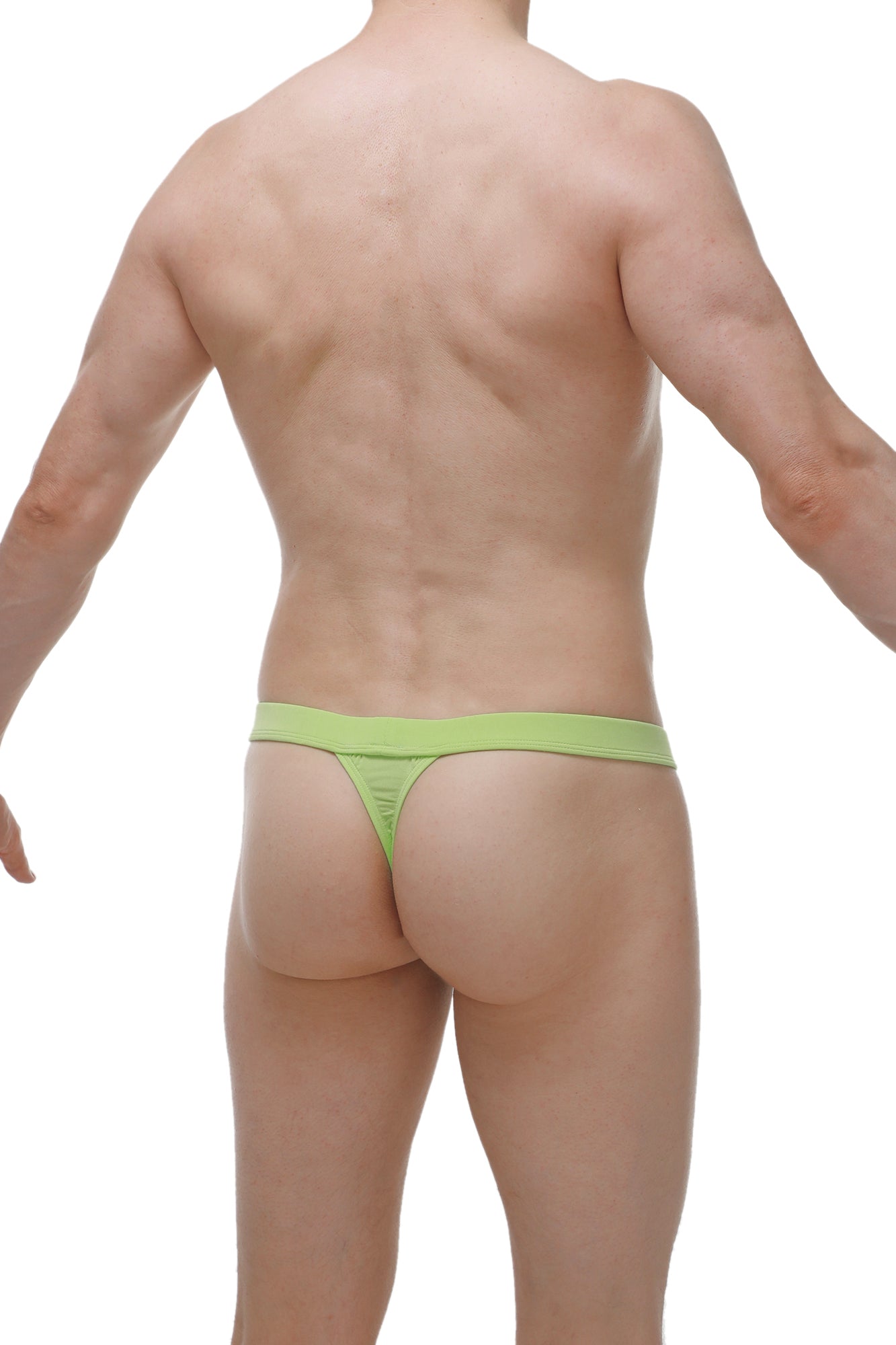 String Sillas Bamboo Vert Pomme - PetitQ Underwear - Lingerie masculine sexy et sous-vêtements pour homme originaux