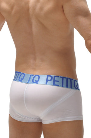 Boxer Push-Up Blanc - PetitQ Underwear - Lingerie masculine sexy et sous-vêtements pour homme originaux