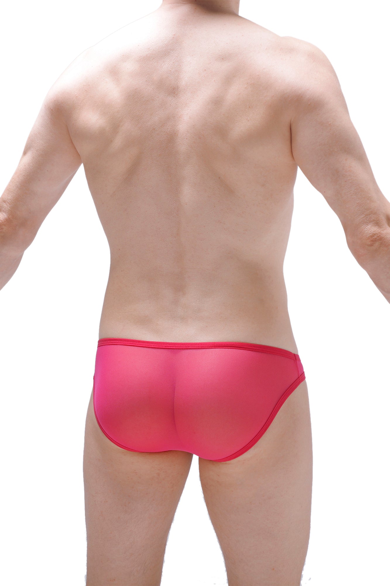 Bikini Ouvert Net Fuchsia - PetitQ Underwear - Lingerie masculine sexy et sous-vêtements pour homme originaux