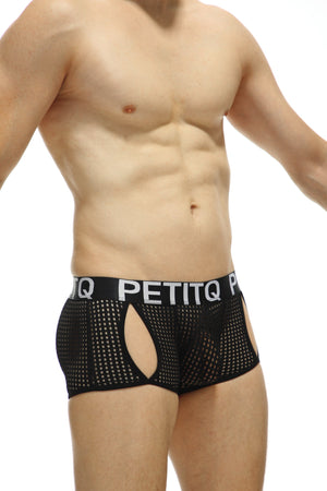 Boxer Anzex Durtol Noir - PetitQ Underwear - Lingerie masculine sexy et sous-vêtements pour homme originaux