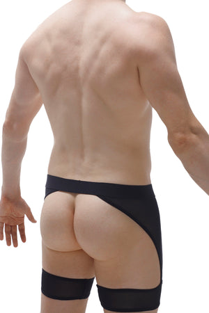 Chaps Cockring PetitQ Noir - PetitQ Underwear - Lingerie masculine sexy et sous-vêtements pour homme originaux