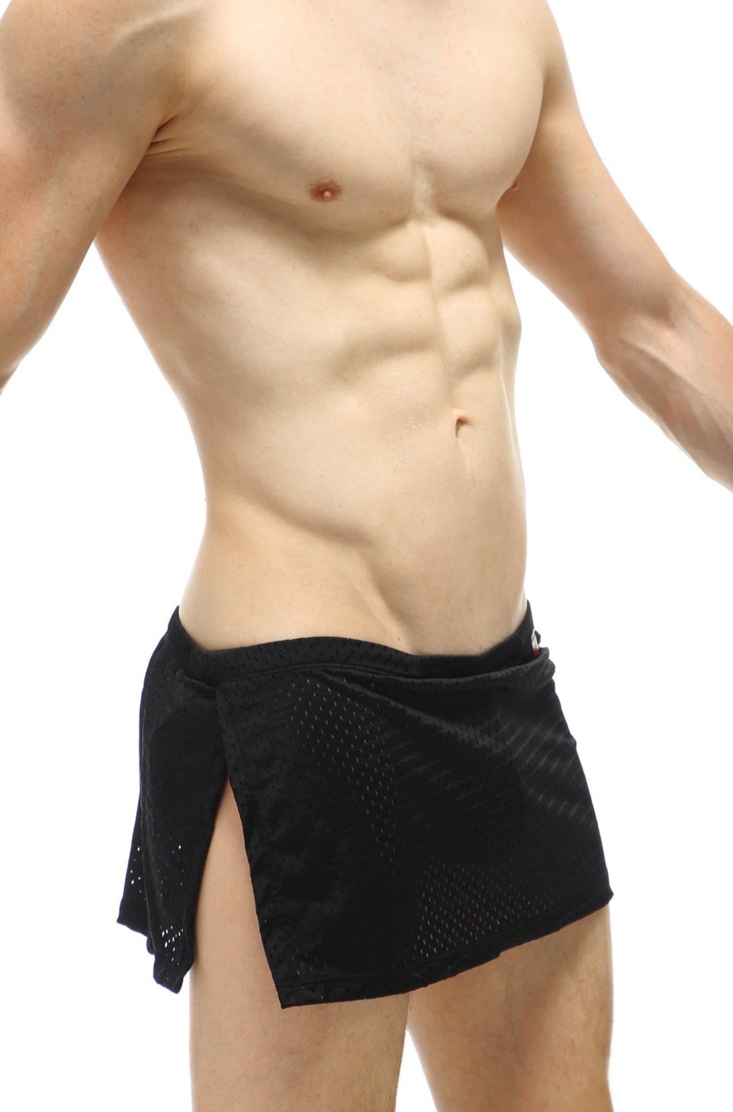 Pagne Bee Noir w/ Jockstrap - PetitQ Underwear - Lingerie masculine sexy et sous-vêtements pour homme originaux
