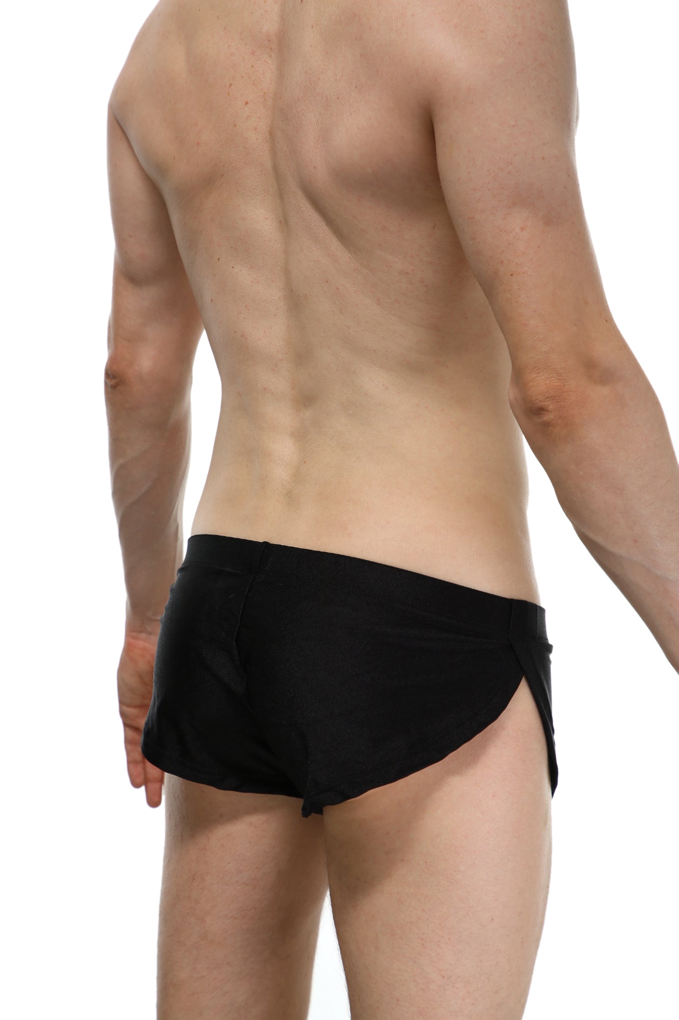 Running Short Noir - PetitQ Underwear - Lingerie masculine sexy et sous-vêtements pour homme originaux