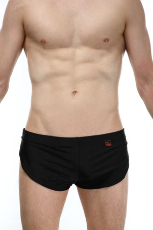 Running Short Noir - PetitQ Underwear - Lingerie masculine sexy et sous-vêtements pour homme originaux