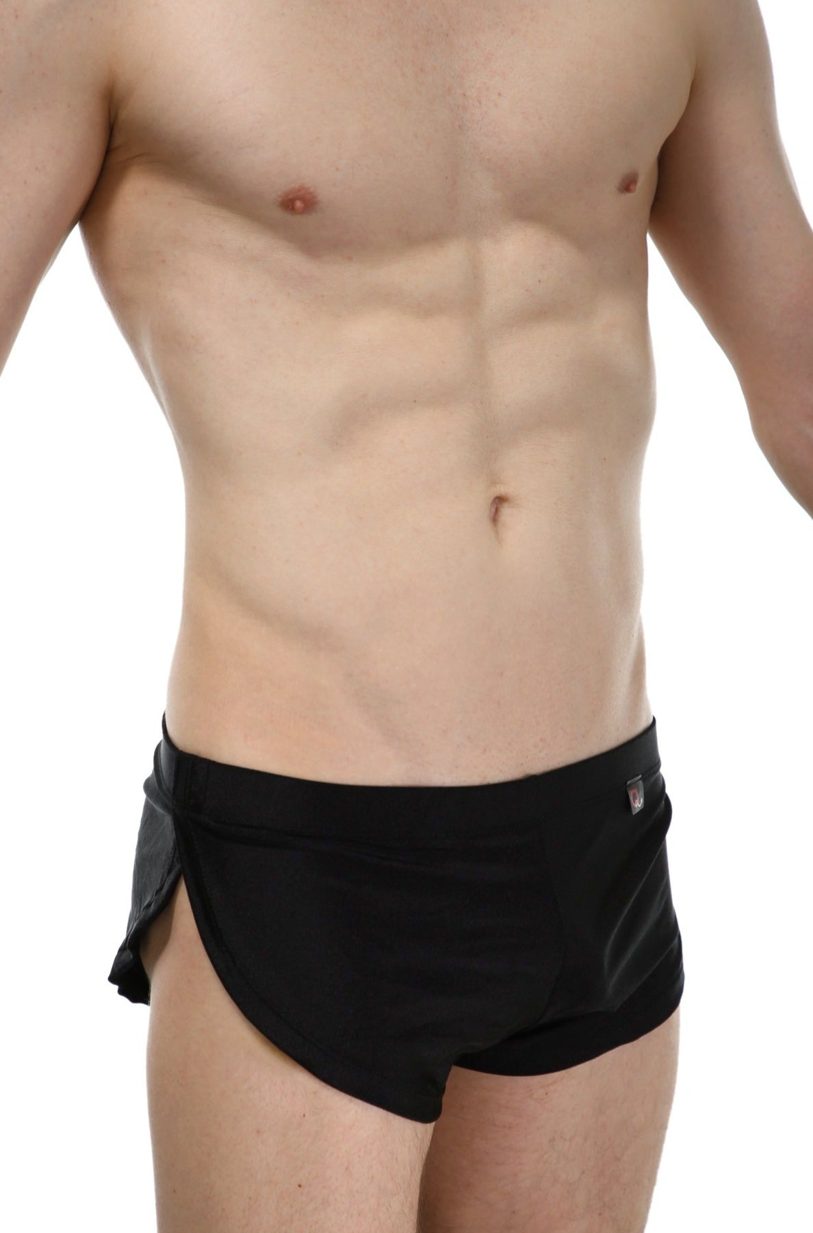 Running Short Noir - PetitQ Underwear - Lingerie masculine sexy et sous-vêtements pour homme originaux