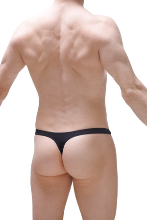 String Balan Plum Noir - PetitQ Underwear - Lingerie masculine sexy et sous-vêtements pour homme originaux