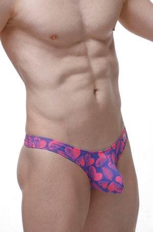 String Bulan Coeur Tropical - PetitQ Underwear - Lingerie masculine sexy et sous-vêtements pour homme originaux