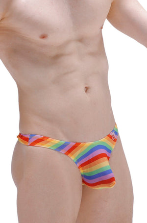 String Chill Net Rainbow - PetitQ Underwear - Lingerie masculine sexy et sous-vêtements pour homme originaux