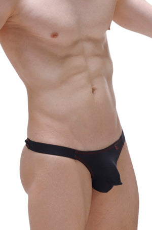 String Mothern Noir - PetitQ Underwear - Lingerie masculine sexy et sous-vêtements pour homme originaux